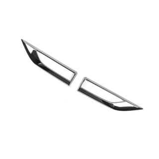 Krom dæksler til sideblinklys (repeater) 2015-2019 (2 stk., plast) Volkswagen T6 2015–2024 foto 4