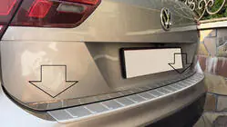 Volkswagen Tiguan 2016–2023 Bagklapskantliste (rustfrit stål) foto 5