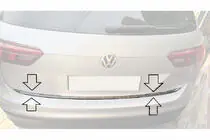 Volkswagen Tiguan 2016–2023 Bagklapskantliste (rustfrit stål) foto 4