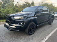 Toyota Hilux 2015– Dobbelt frontbøjle Vegas (2015-2020, sort, 76 mm) foto 8