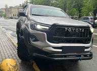 Toyota Hilux 2015– Dobbelt frontbøjle Vegas (2015-2020, sort, 76 mm) foto 1