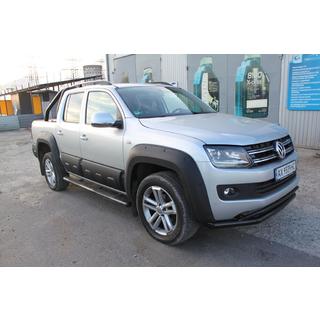Dobbelt frontbøjle Vegas 76/42 2010-2016 (sort) Volkswagen Amarok 2010–2022 foto 2
