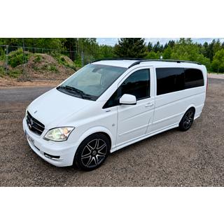 Sorte tagrælinger CAN originalt design (metal fødder) Mercedes Viano 2004–2014 foto 2