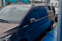 Mercedes Viano 2004–2014 Tagrælinger i krom CAN, originalt design (metalbeslag) Lang akselafstand (Long) foto 8