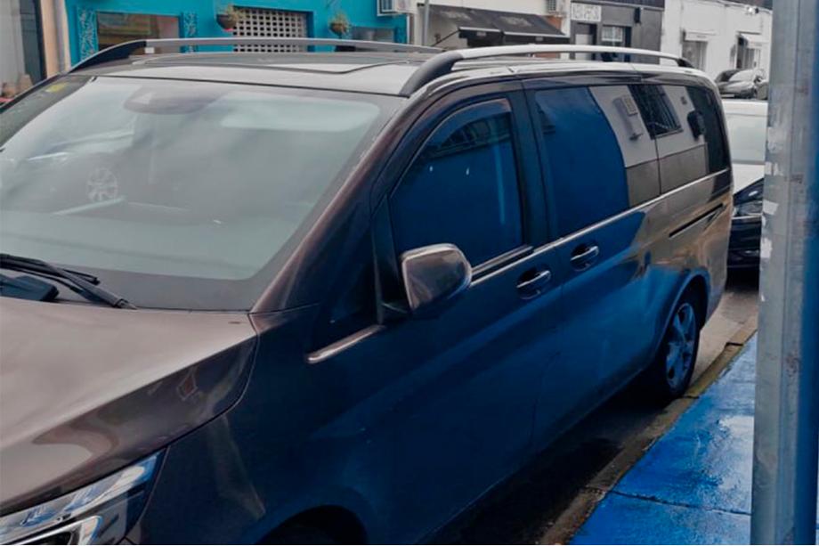 Mercedes Viano 2004–2014 Tagrælinger i krom CAN, originalt design (metalbeslag) Kort akselafstand (Short/Compact) Foto 8