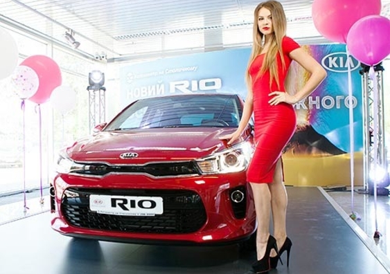 Ny Kia Rio-model præsenteret i Kyiv