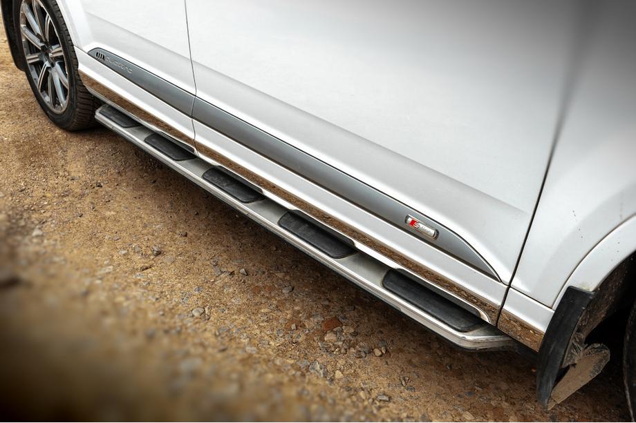 Audi Q7 2015–2026 Sidetrin OEM V1 (2 stk., aluminium) Image