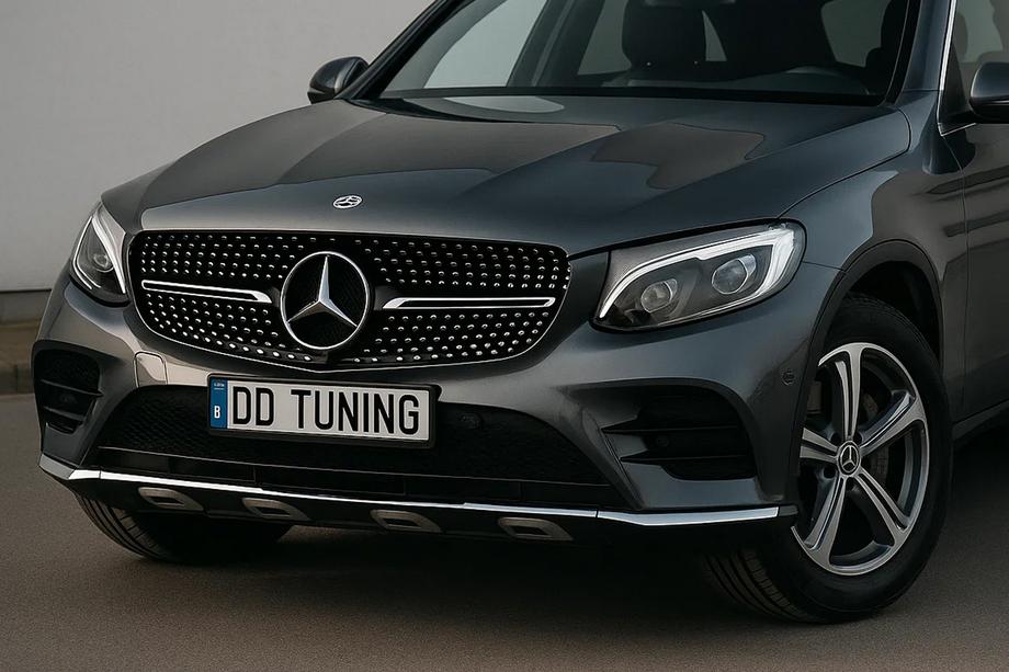 Mercedes GLC Coupé C253 2016–2023 Frontgrill Diamond Black (2015-2019) Image