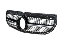 Mercedes B-klasse W246 2011–2018 Forreste kølergrill Diamond Black (2015-2018) foto 4