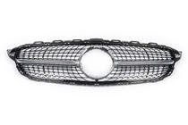 Mercedes C-klasse W205 2014–2021 Frontgrill Diamond Silver (til Avantgarde/AMG-Line/C43 AMG) 2014-2018, uden kamera foto 10
