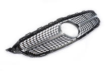 Mercedes C-klasse W205 2014–2021 Frontgrill Diamond Silver (til Avantgarde/AMG-Line/C43 AMG) 2014-2018, uden kamera foto 12