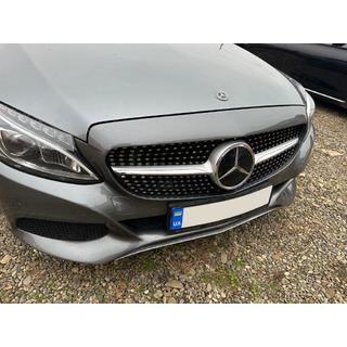 Frontgrill Diamond Silver (til Avantgarde/AMG-Line/C43 AMG)