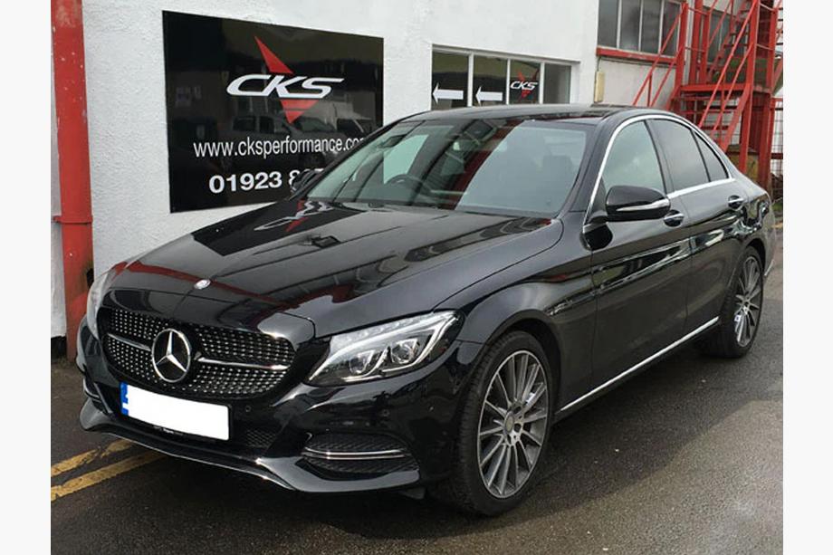 Mercedes C-klasse W205 2014–2021 Frontgrill Diamond Silver (til Avantgarde/AMG-Line/C43 AMG) Foto 14
