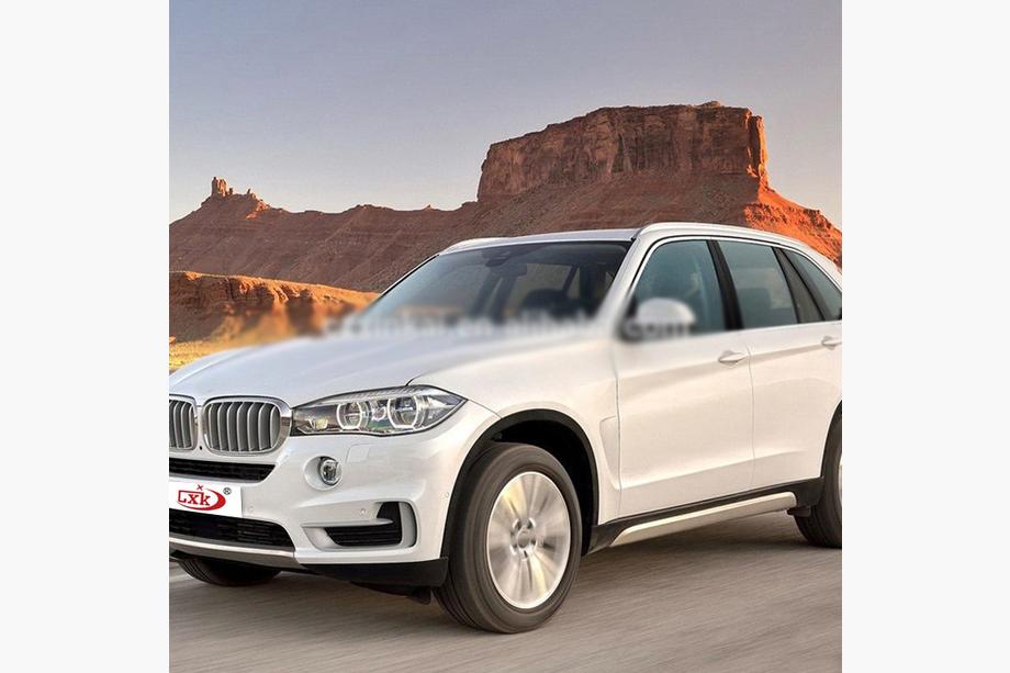 BMW X5 F15 2013–2018 Integrerede tagrælinger i krom OEM (aluminium, montering med lim) Image