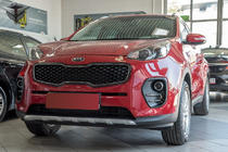Kia Sportage 2015–2021 Front- og bagkofanger læbespoiler 2015-2019 V2 (plast) foto 3