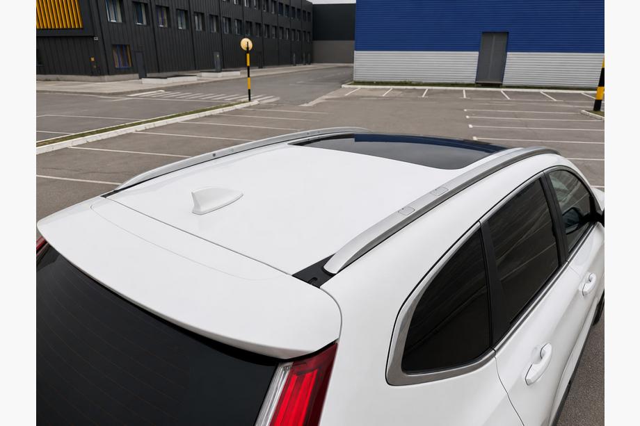 Honda CRV 2017–2022 Integrerede tagrælinger grå OEM (aluminium, boltmontering) Foto 3