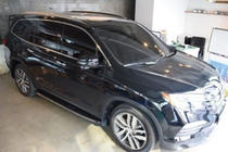 Honda Pilot 2015–2022 Originale sidetrin (2 stk., aluminium) foto 9