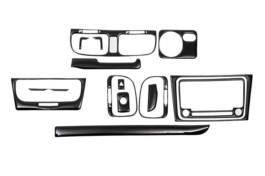 Volkswagen Golf 6 2008–2014 Instrumentbordbeklædning (hoved) Sort farve Image