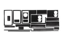 Volkswagen T4 Transporter 1990–2003 Instrumentbordbeklædning (1991-1995) Pianolak sort foto 4