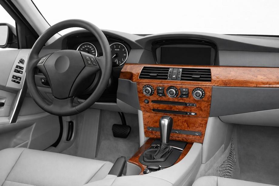 BMW 5-serie E60/E61 2003–2010 Instrumentbordbeklædning til Meric Trælook Image
