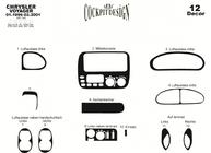 Chrysler Voyager 1996–2001 Instrumentbrætpanel-indsatser (Meric) foto 4