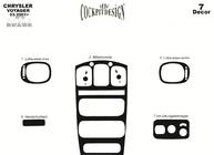 Chrysler Voyager 2001–2007 Instrumentbrætpanel-indsatser (Meric) foto 8