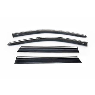 Vindafvisere med kromliste (Niken, 4 stk.) Nissan Qashqai 2014–2021 foto 4