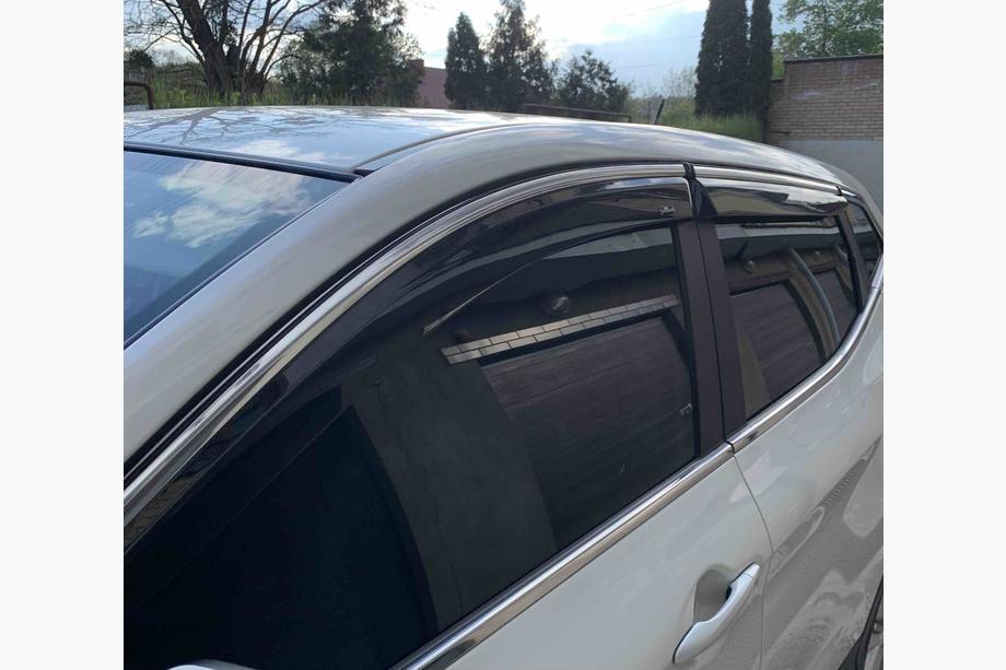 Nissan Qashqai 2014–2021 Vindafvisere med kromliste (Niken, 4 stk.) Image