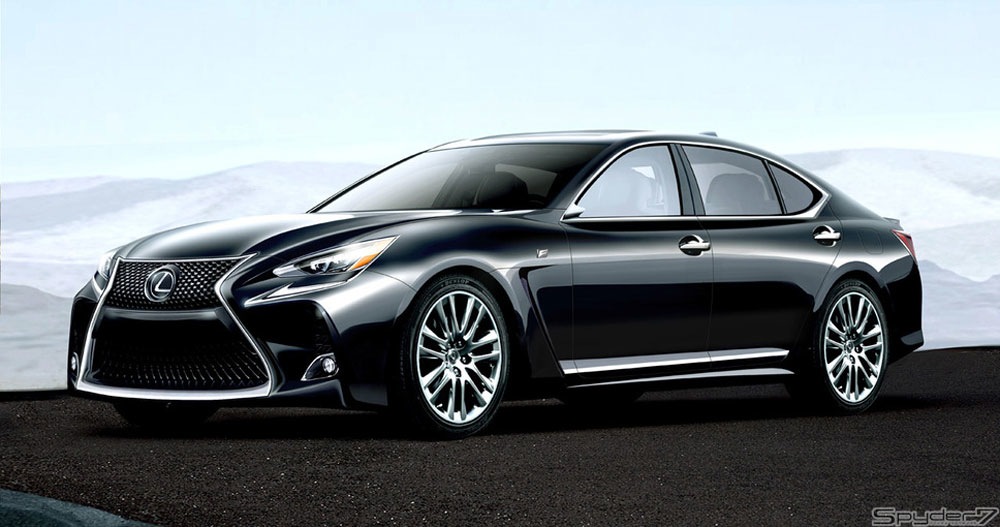 Lexus præsenterer den mest kraftfulde LS-sedan