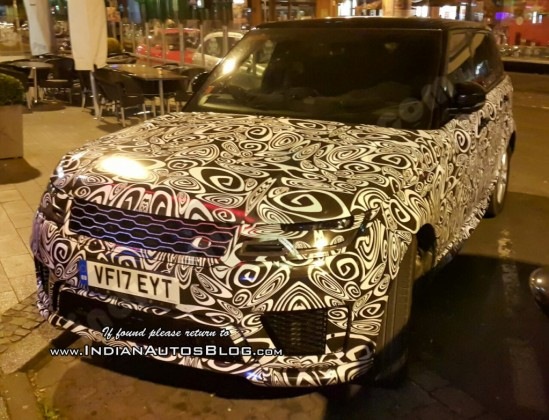 Ny Range Rover Sport spottet på vejene i Tyskland
