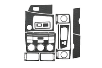 Toyota Corolla 2002–2007 Instrumentbordslister (2004-2007) Aluminium foto 4