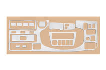 Toyota Rav 4 1996–2001 Instrumentbordbeklædning foto 3