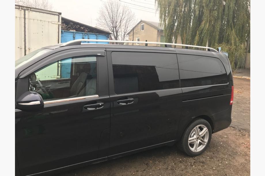 Mercedes Vito W639 2004–2014 Grå tagrælinger Skyport (massivt metal) Lang akselafstand (LONG) Foto 3