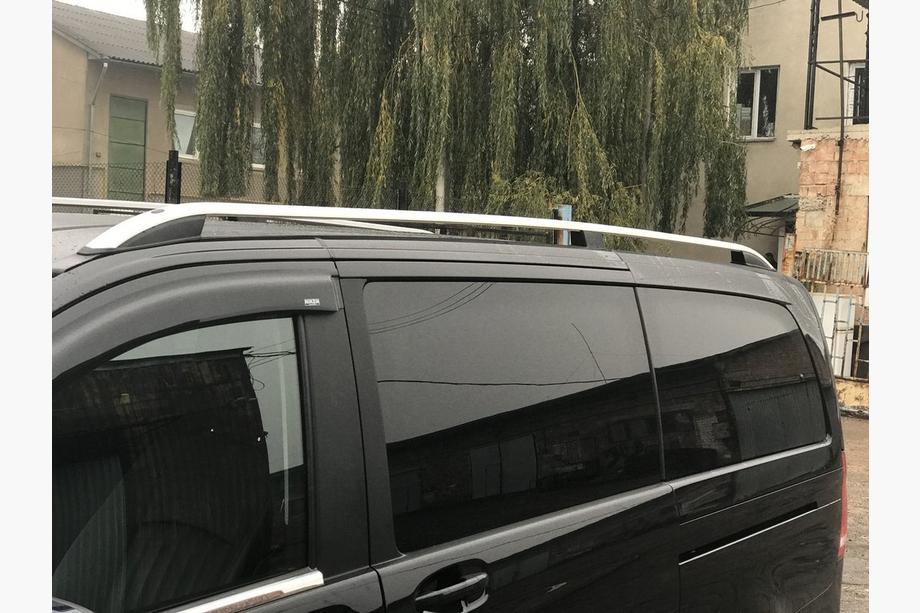 Mercedes Vito W639 2004–2014 Grå tagrælinger Skyport (massivt metal) Lang akselafstand (LONG) Foto 5