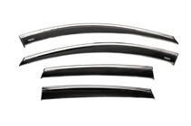 Chevrolet Captiva 2006–2019 Vindafvisere med kromliste (4 stk., Niken) foto 9
