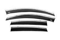 Honda CRV 2012–2016 Vindafvisere med kromliste (4 stk., Niken) foto 3