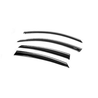 Vindafvisere med kromliste (4 stk., Niken) Honda Civic Sedan X 2016–2021 foto 3