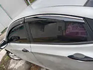 Hyundai Accent 2011–2017 Vindafvisere med kromliste SD (4 stk., Niken) foto 3