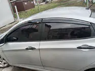 Hyundai Accent 2011–2017 Vindafvisere med kromliste SD (4 stk., Niken) foto 1