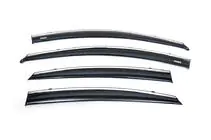 Hyundai Accent 2011–2017 Vindafvisere med kromliste SD (4 stk., Niken) foto 4