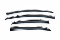 Hyundai I-30 2012–2017 Vindafvisere med kromliste HB (4 stk., Niken) foto 2