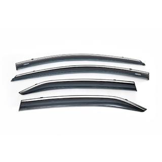 Vindafvisere med kromliste (4 stk., Niken) Toyota Corolla 2013–2019 foto 3