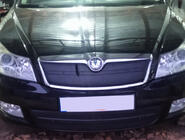 Skoda Octavia II A5 2010–2013 Vinterdæksel til kølergrill (øverste) foto 3
