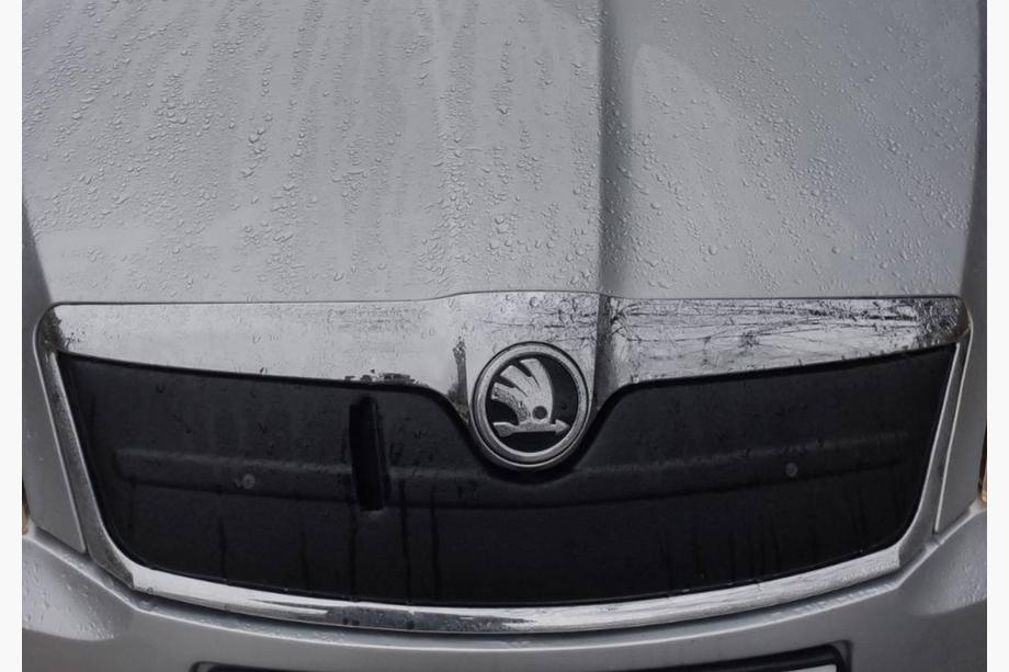 Skoda Octavia II A5 2010–2013 Vinterdæksel til kølergrill (øverste) Mat Foto 2