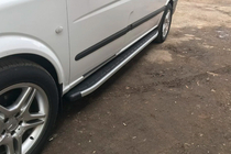 Mercedes Vito/V-klasse W447 2014– Fullmond sidetrin (2 stk., alu) foto 1