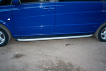 Mercedes Vito/V-klasse W447 2014– Fullmond sidetrin (2 stk., alu) foto 8