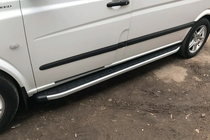 Mercedes Vito/V-klasse W447 2014– Fullmond sidetrin (2 stk., alu) foto 9