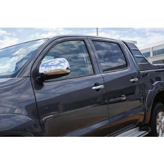 Spejlkapper (2 stk., rustfrit stål) Toyota Hilux 2006–2015 foto 1