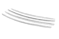 Volkswagen Amarok 2010–2022 Krom grillister 2010-2016 (smalle lister, 4 stk., rustfrit stål) foto 4