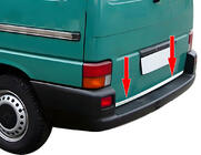Volkswagen T4 Caravelle/Multivan 1990–2003 Bagagerumskantbeskytter (rustfrit stål) foto 1